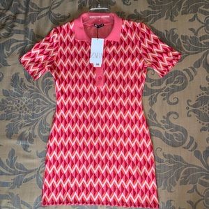 Zara Geometric Print Shirt Dress